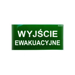 Piktogram 150x300mm wyjście...